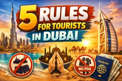 Part 1 of 5 Rules Tourists Must Follow in Dubai UAE